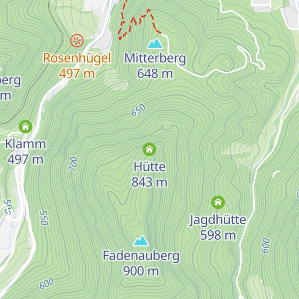 Map of Hütte