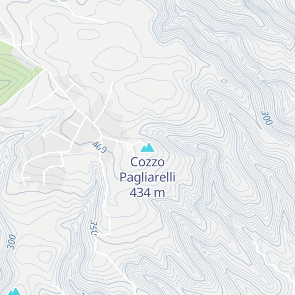 Map of Cozzo Pagliarelli