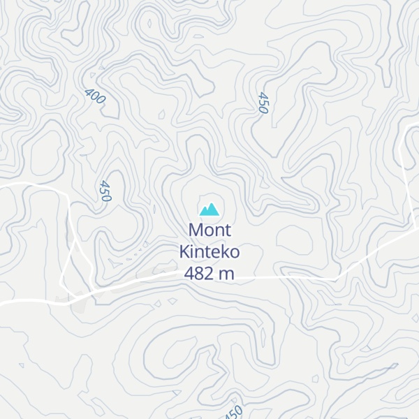 Map of Mont Kinteko