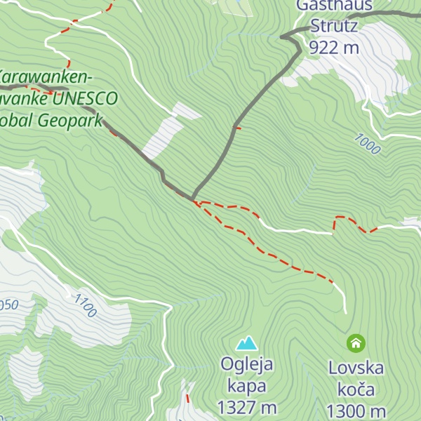 Map of Kozji vrh