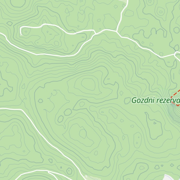 Map of Vrh borštov