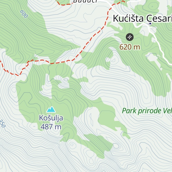 Map of Gornji kuk
