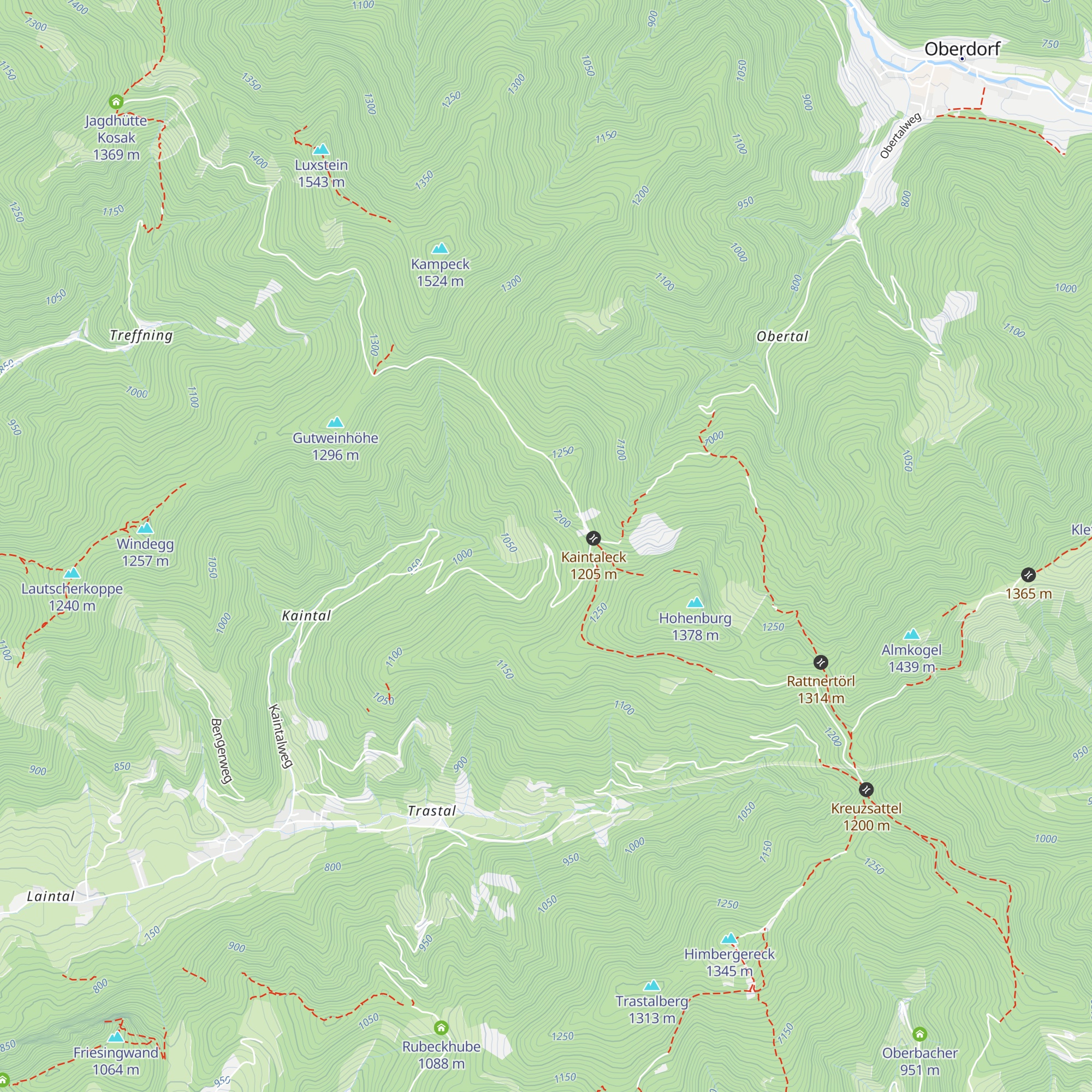 Berghaus map