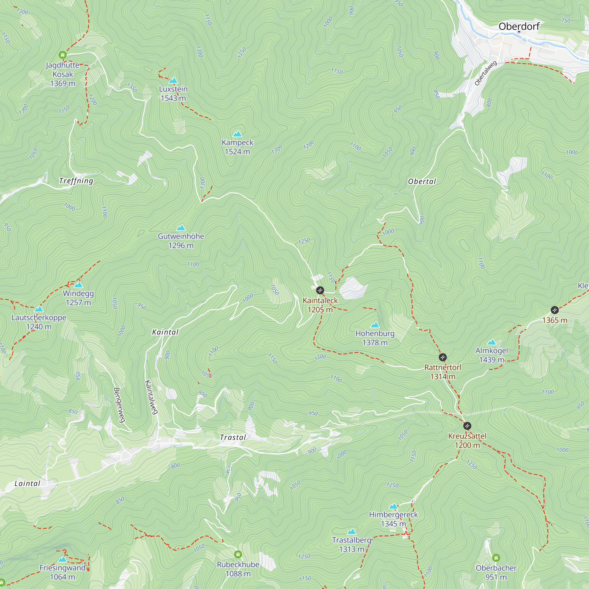 Berghaus map