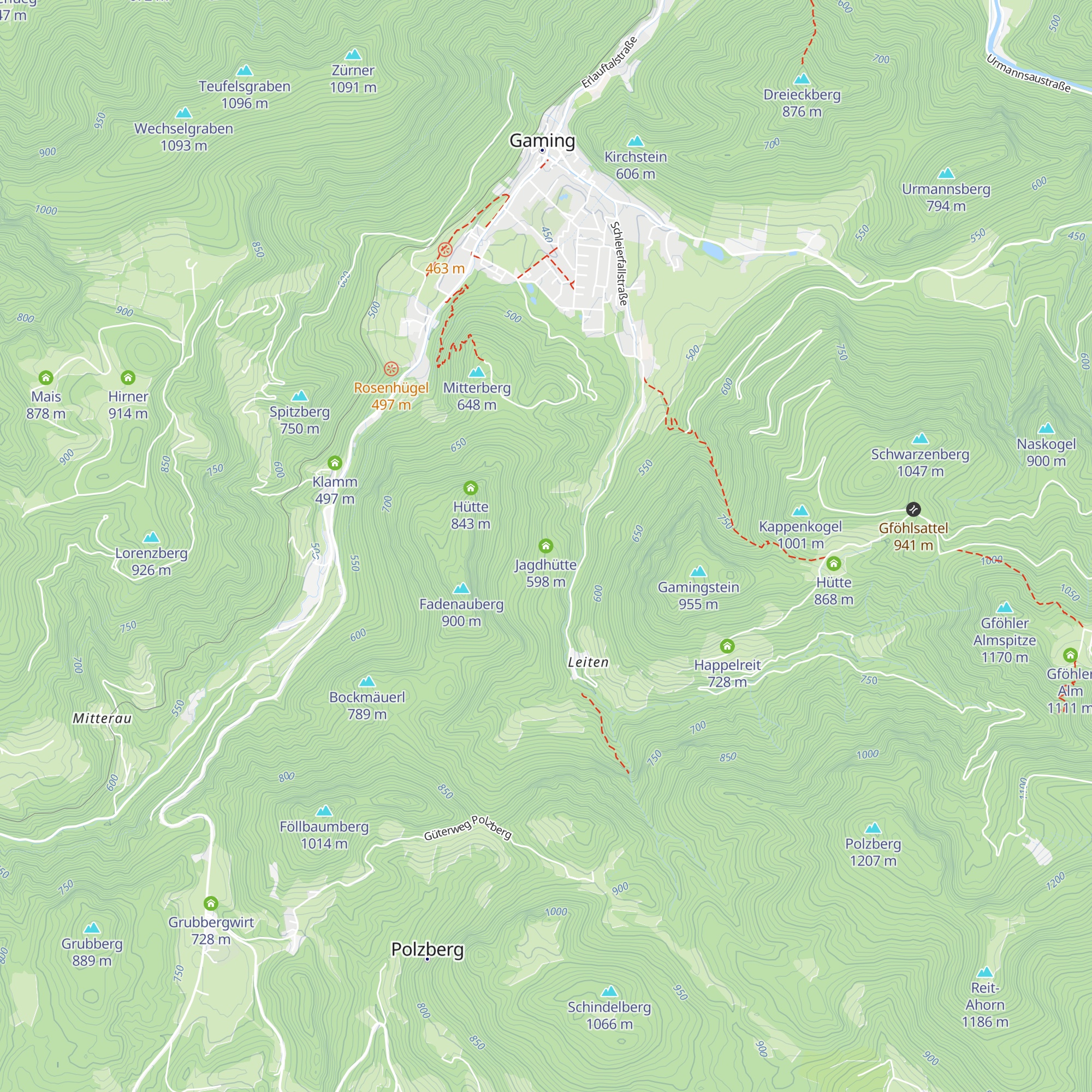 Jagdhütte map