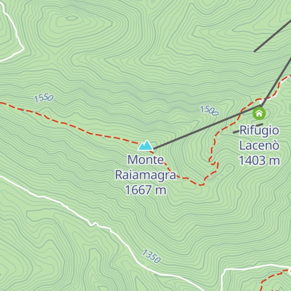 Map of Monte Raiamagra