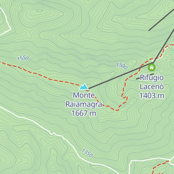 Map of Rifugio Amatucci