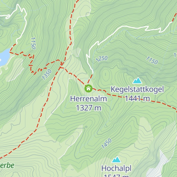 Map of Herrenalm