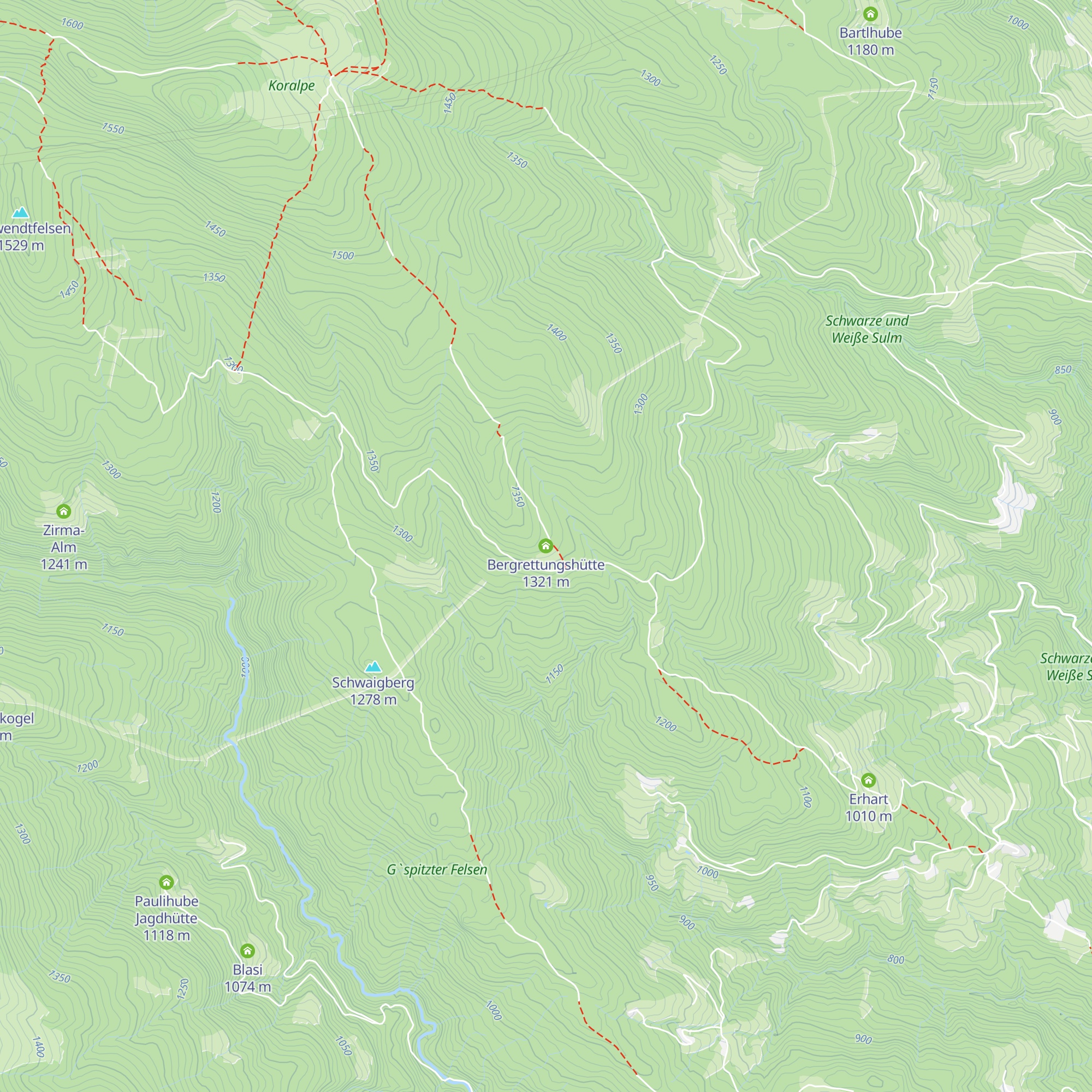 Bergrettungshütte map