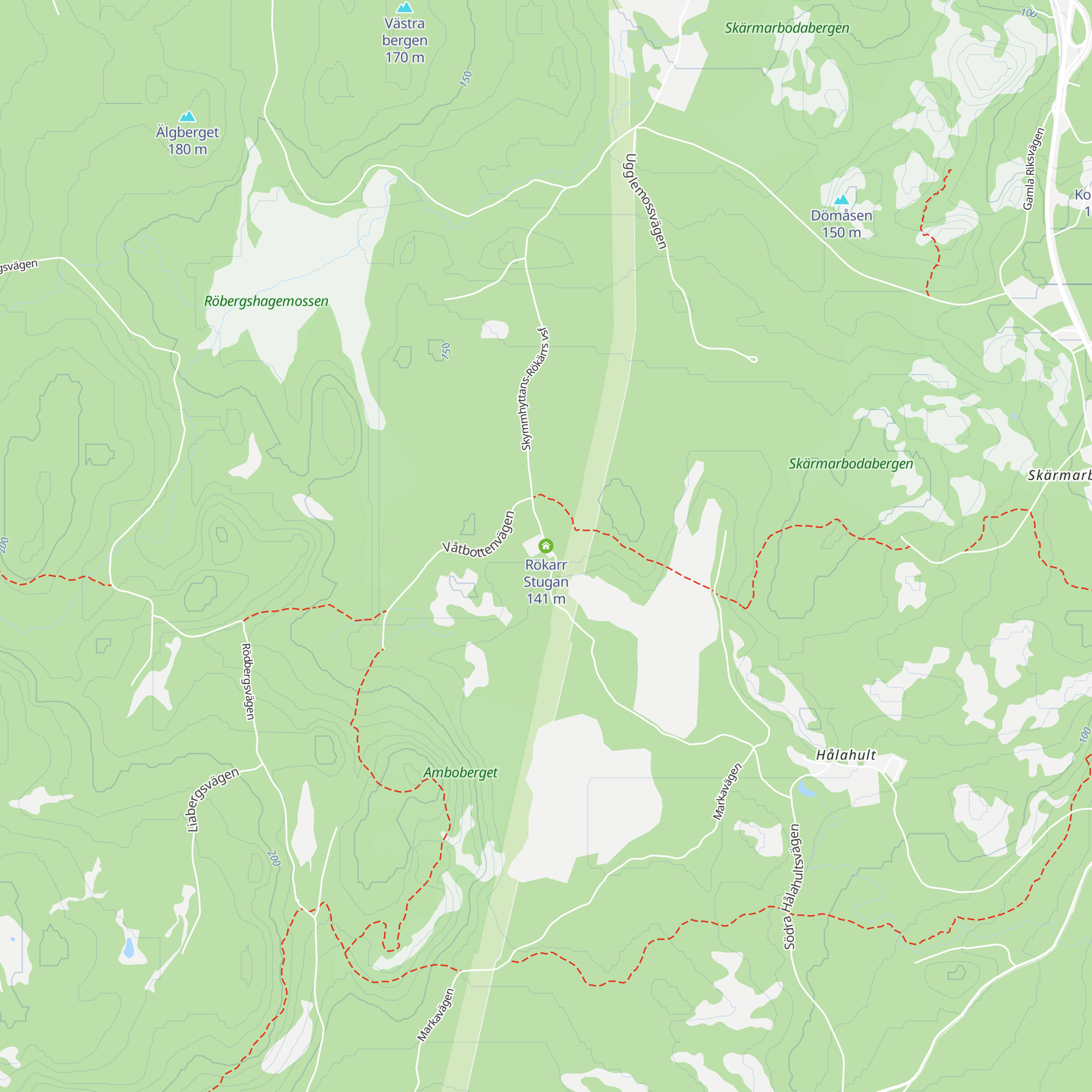 Rökarr Stugan map