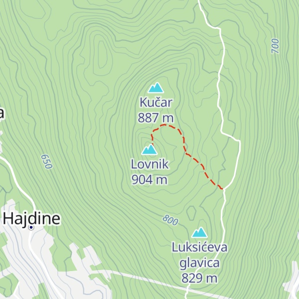 Map of Lovnik