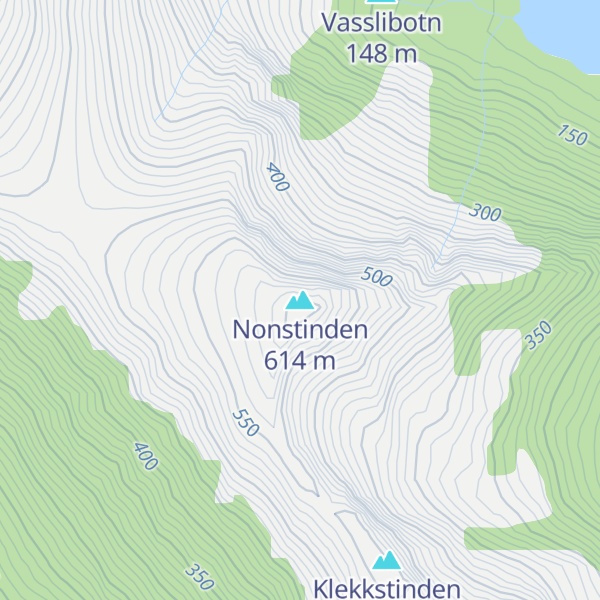 Map of Nonstinden