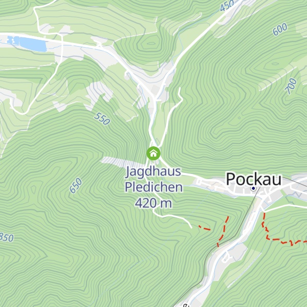 Map of Jagdhaus Pledichen