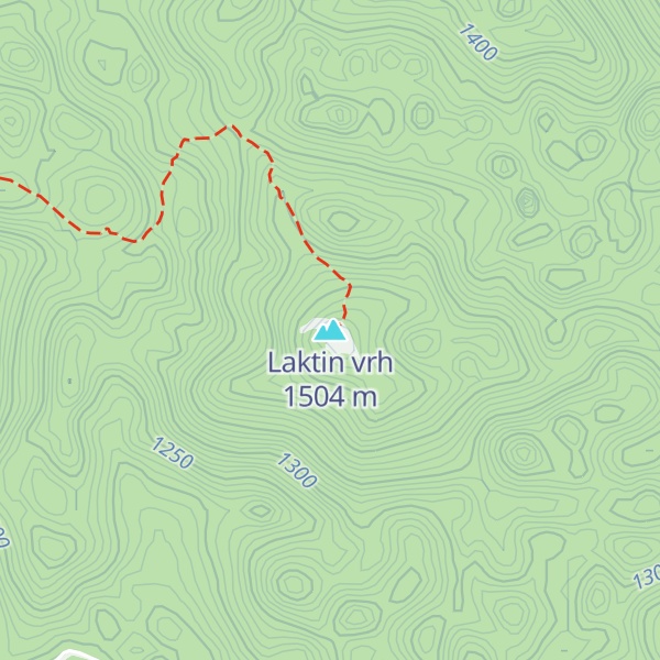 Map of Laktin vrh