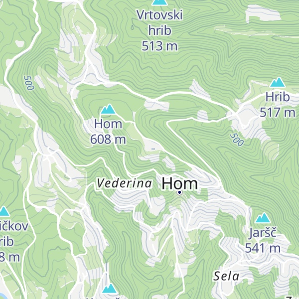 Map of Izletniška kmetija Nebesa