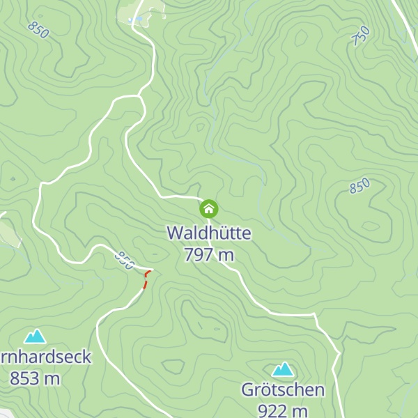 Map of Waldhütte