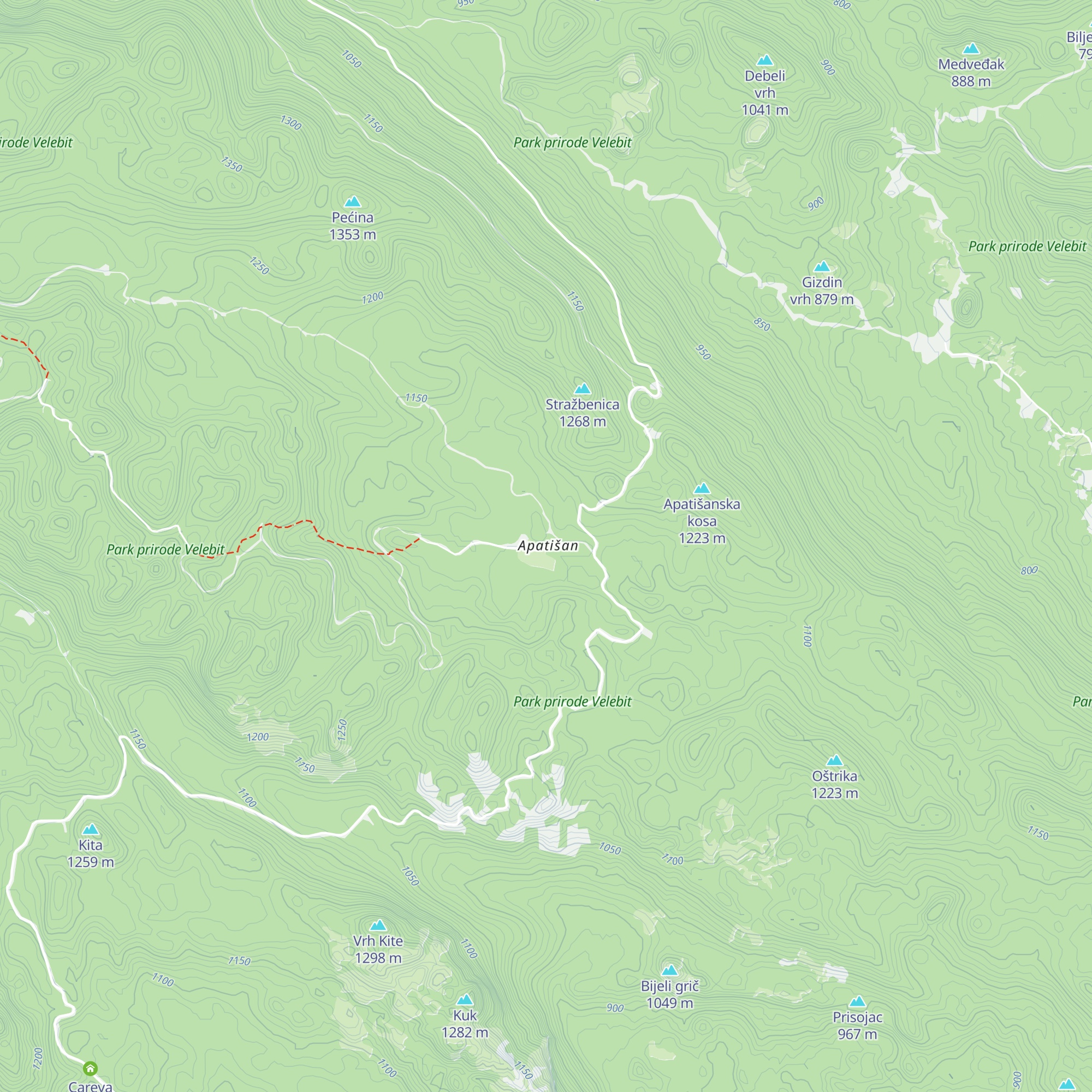 Kuća Apatišan map