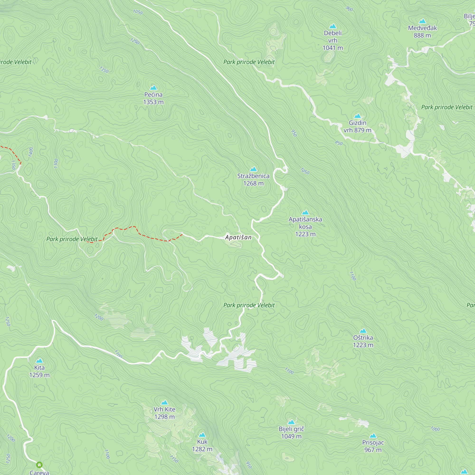 Kuća Apatišan map