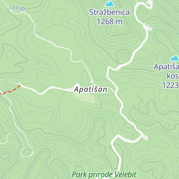 Map of Kuća Apatišan