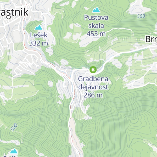 Map of Taborniški dom