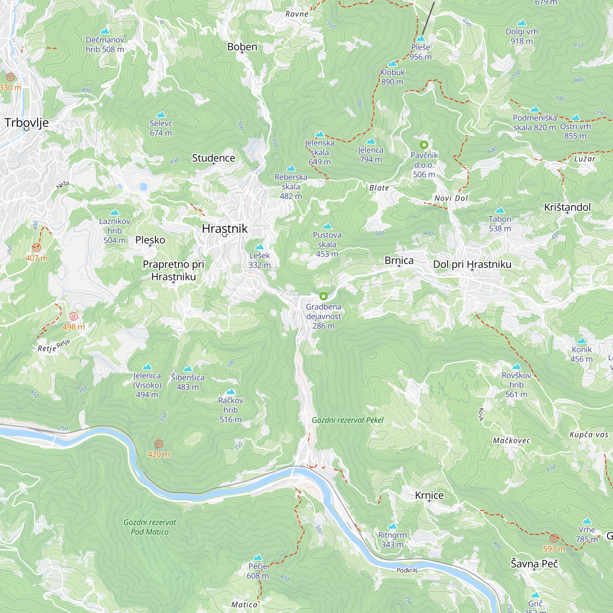 Taborniški dom map