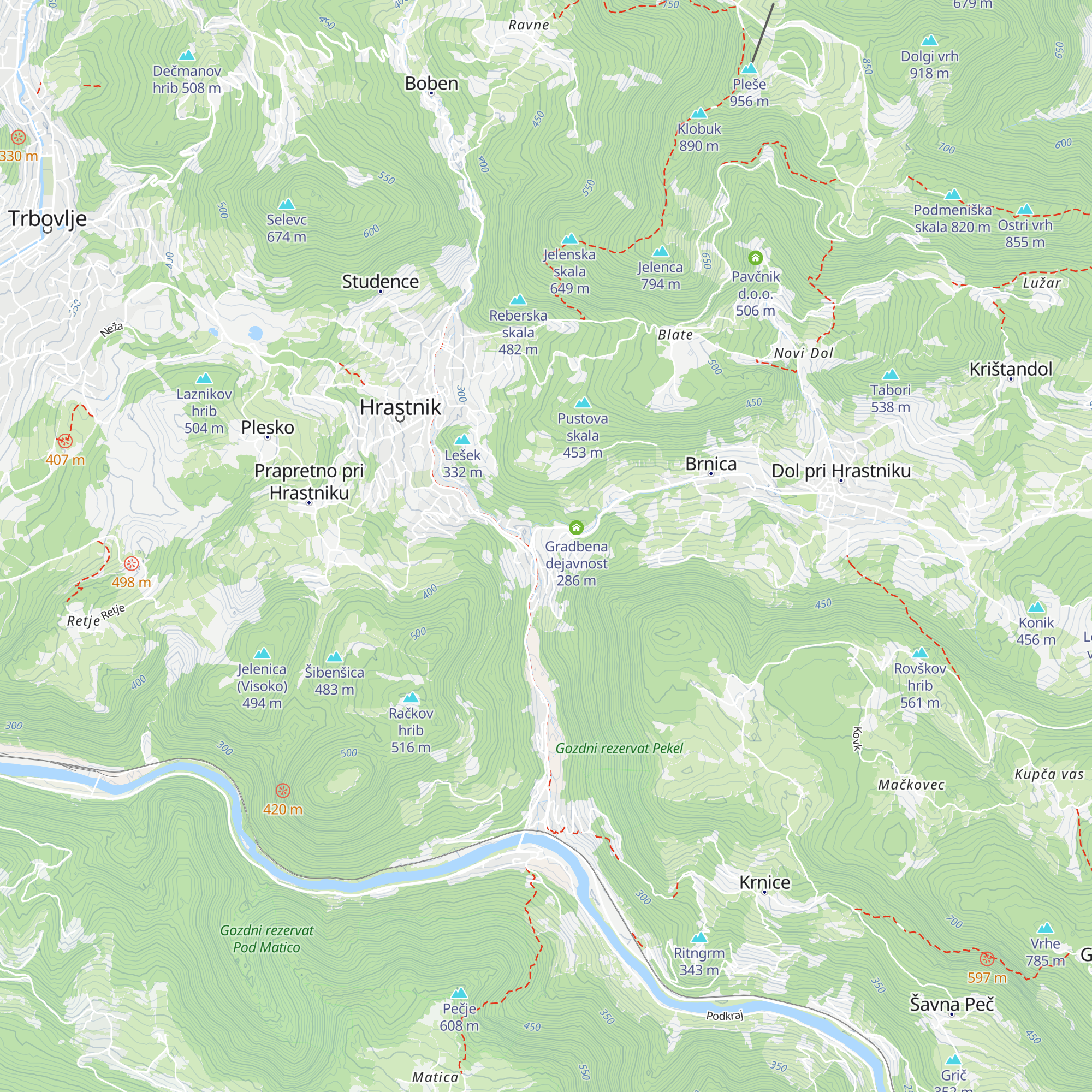 Taborniški dom map