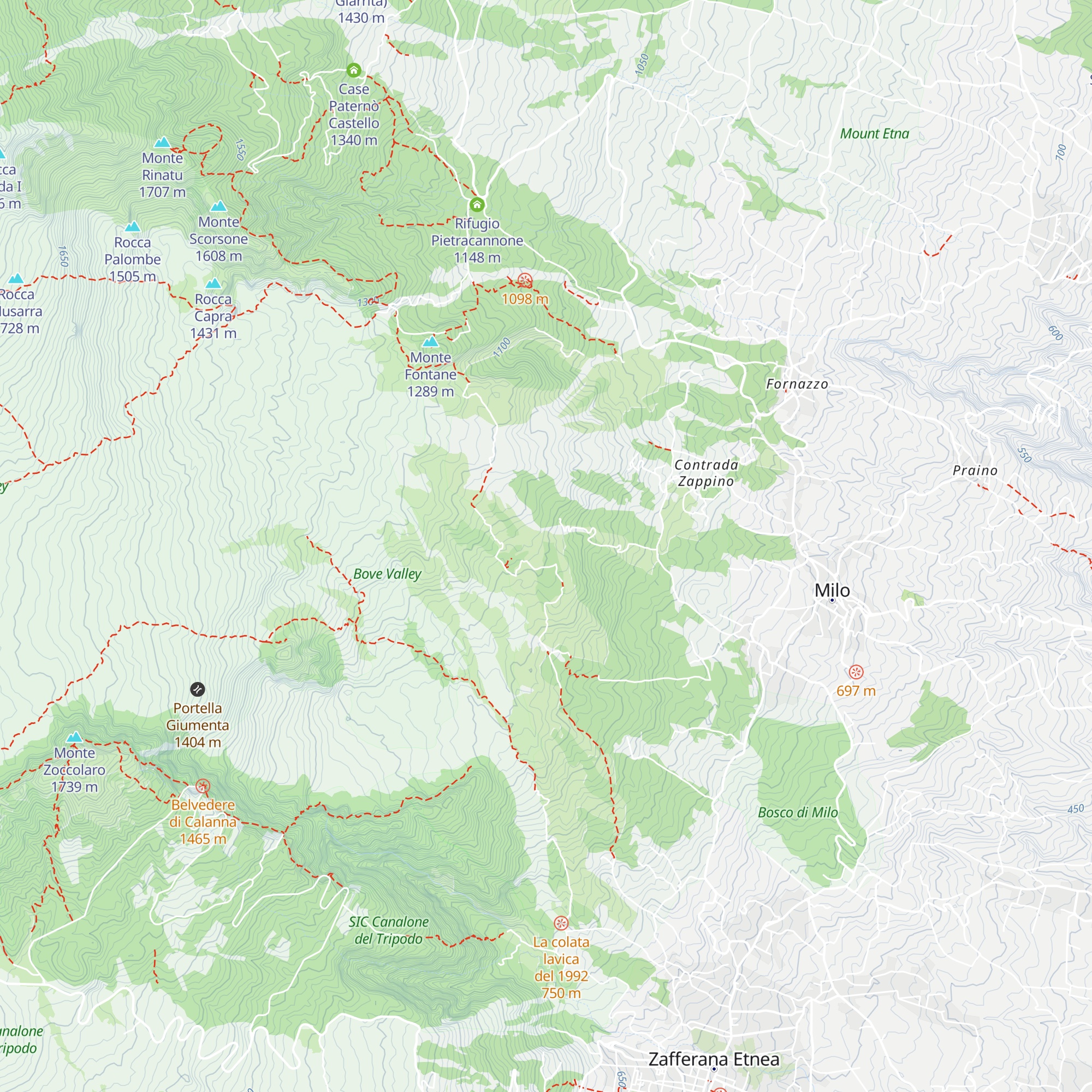 Rifugio Forestale Pianobello map