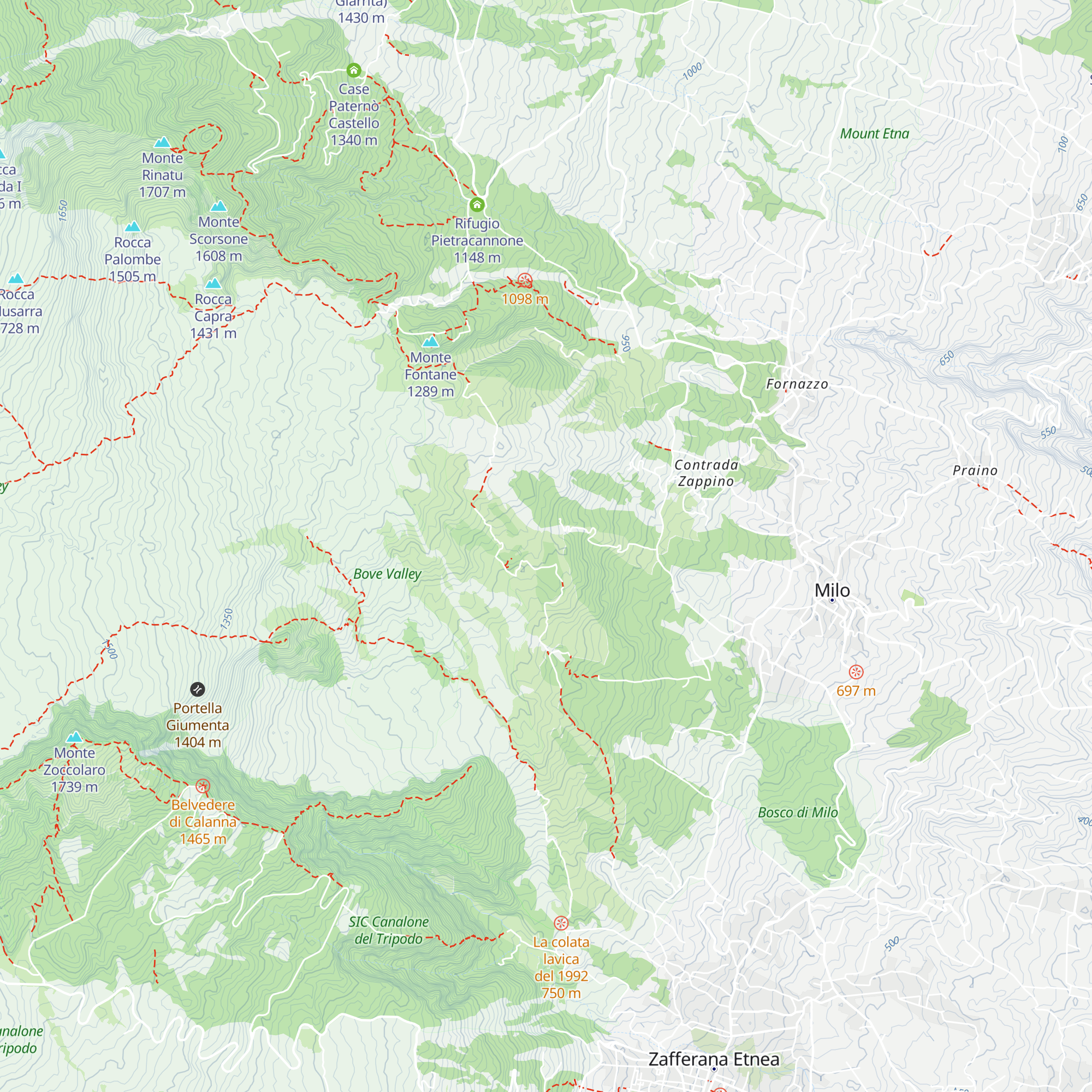 Rifugio Forestale Pianobello map