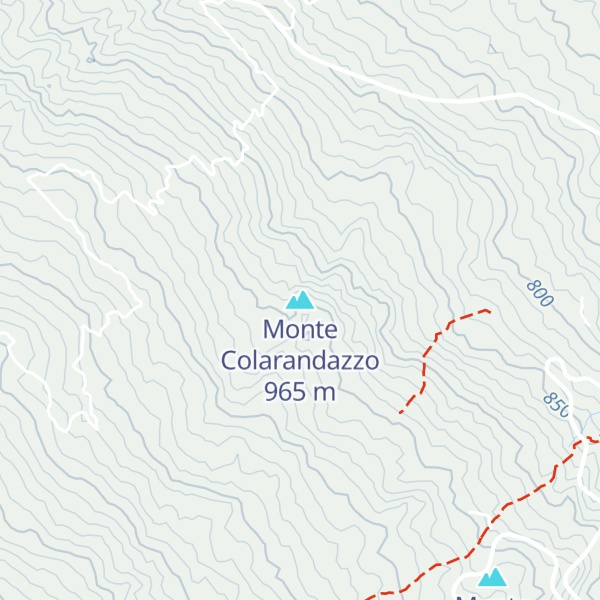 Map of Monte Colarandazzo
