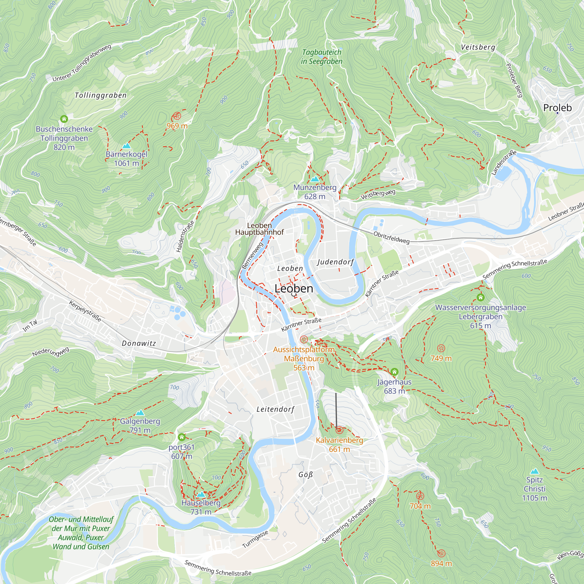 Stadtinformation map