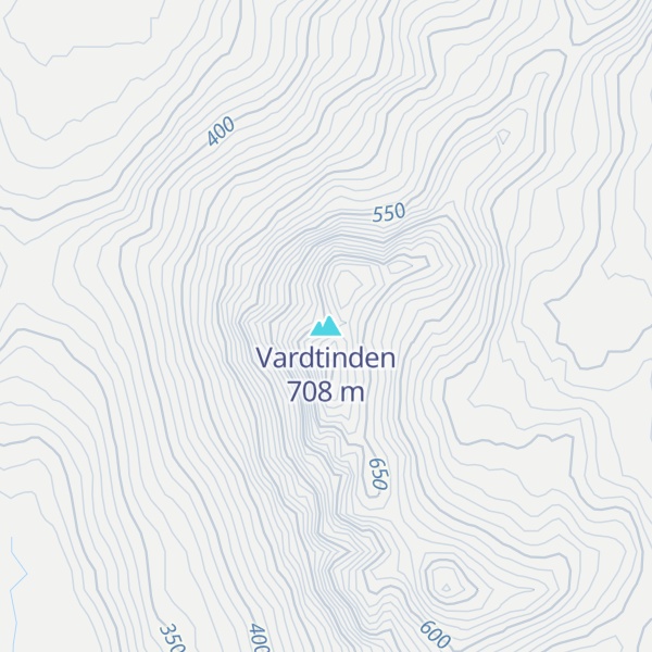 Map of Vardtinden