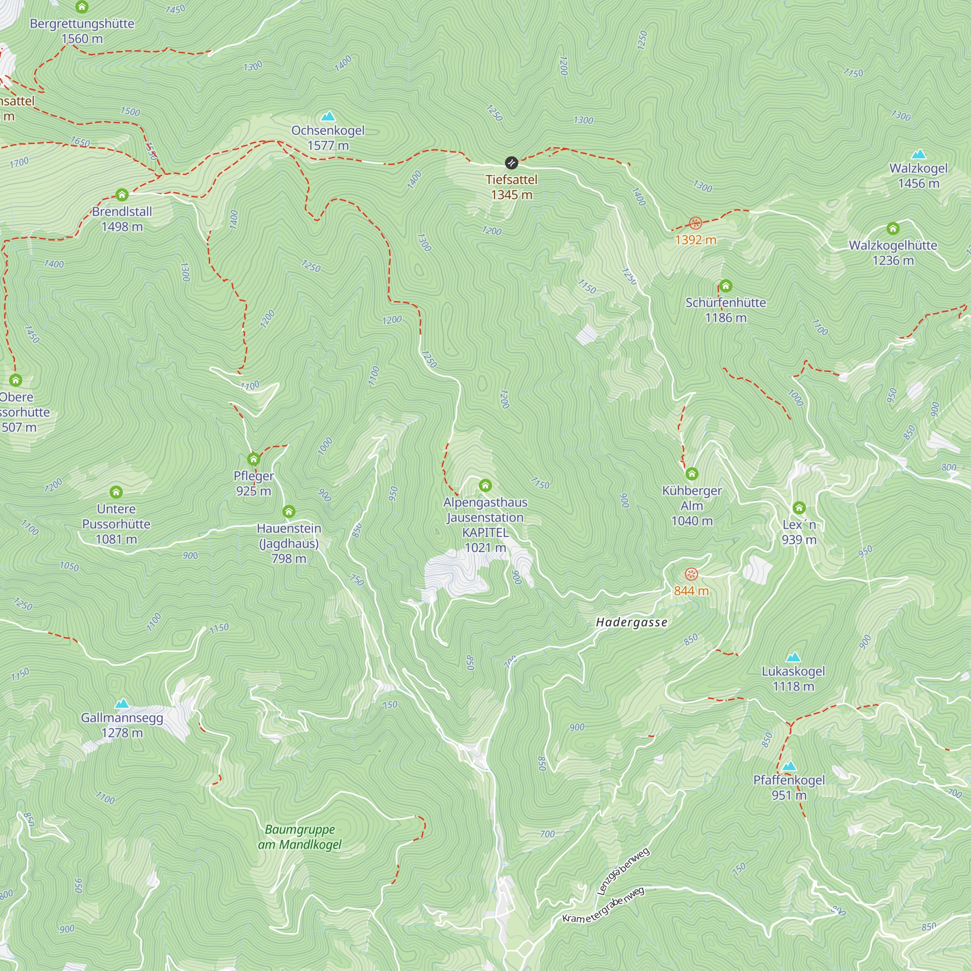Alpengasthaus Jausenstation KAPITEL map