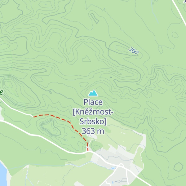 Map of Place [Kněžmost-Srbsko]
