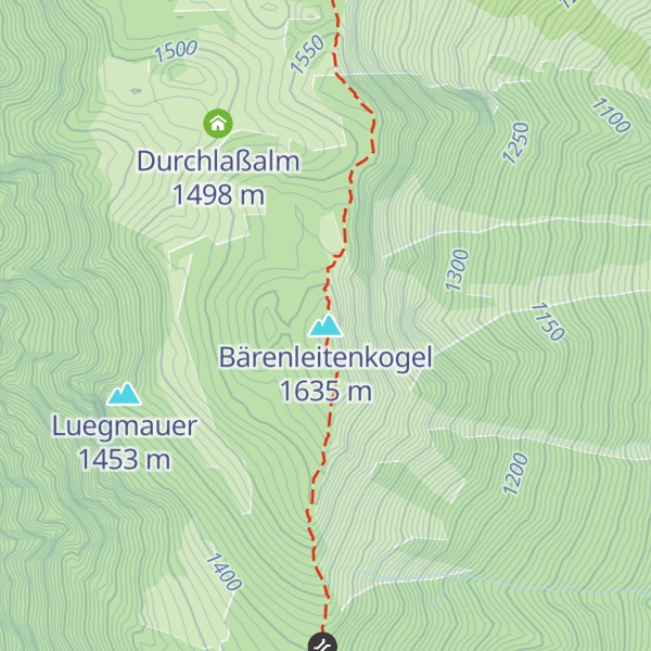 Map of Bärenleitenkogel