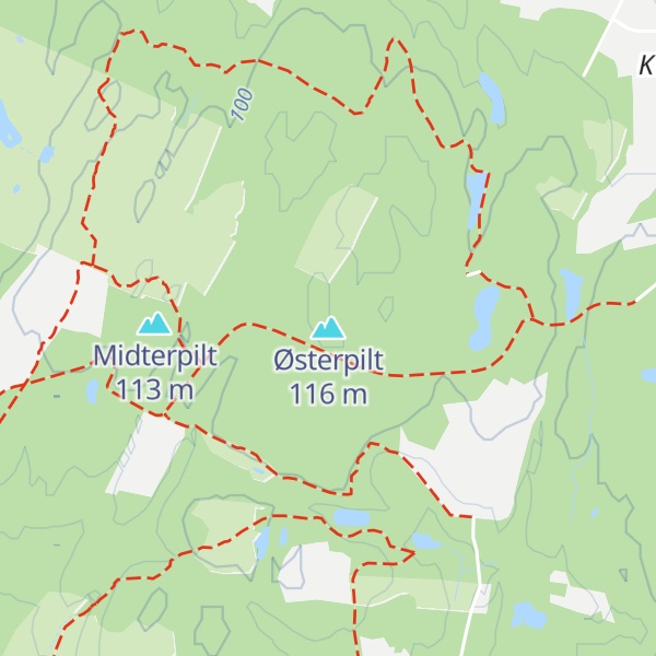 Map of Østerpilt