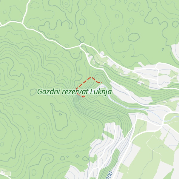 Map of ribogojnica