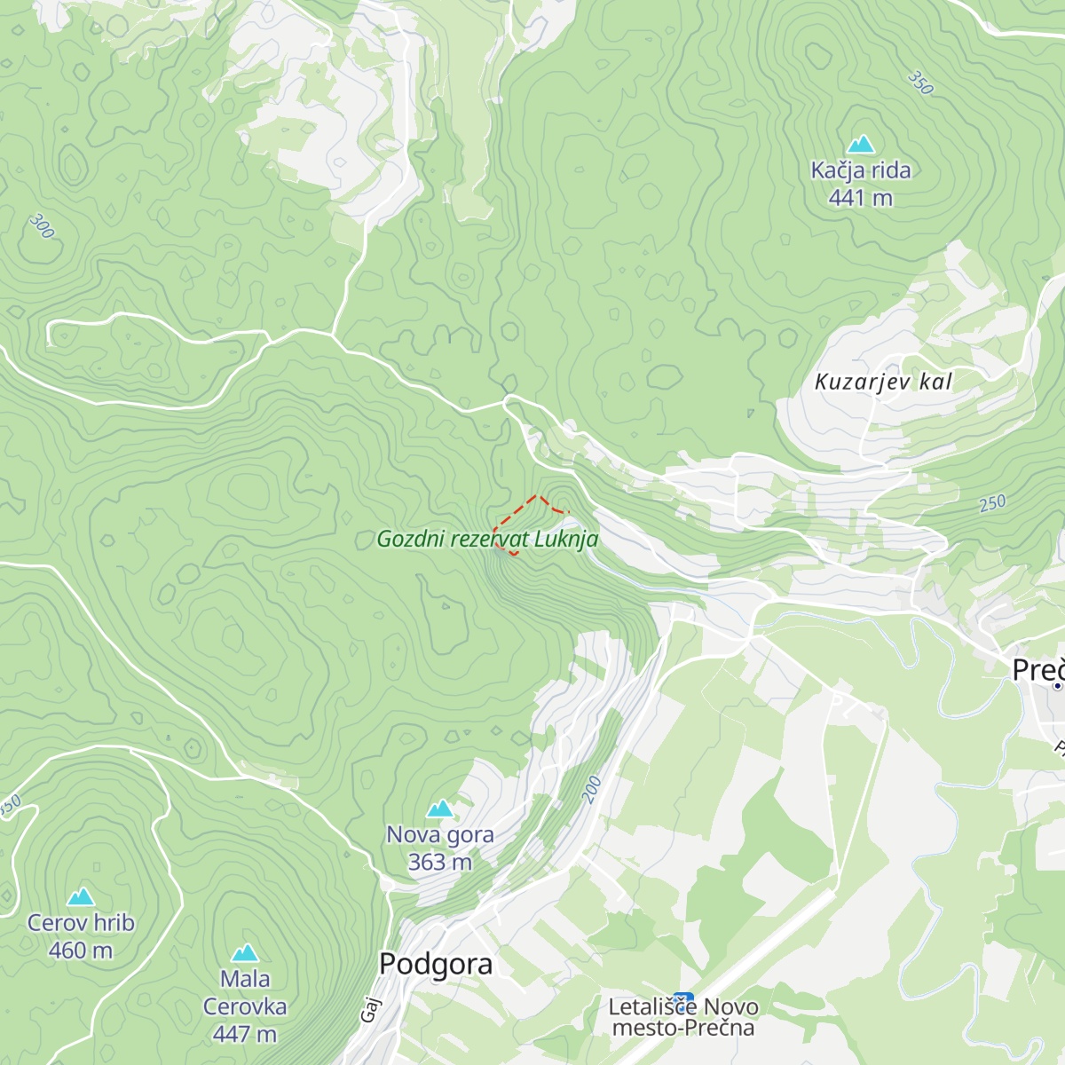 ribogojnica map