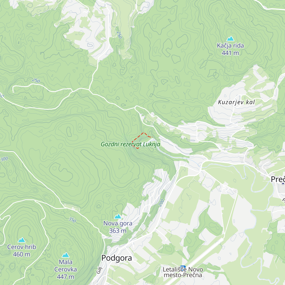 ribogojnica map
