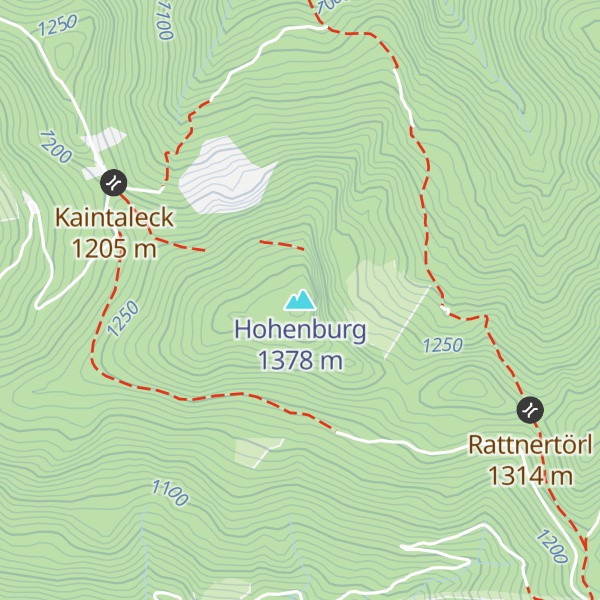 Map of Hohenburg