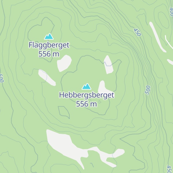 Map of Hebbergsberget