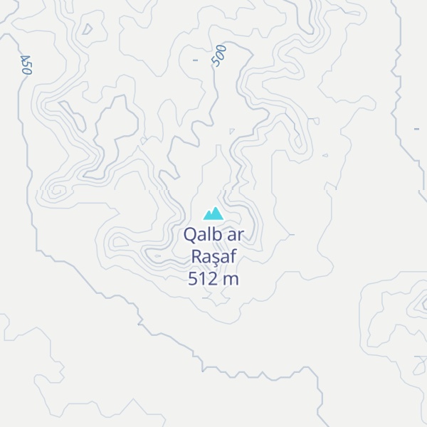 Map of Qalb ar Raşaf