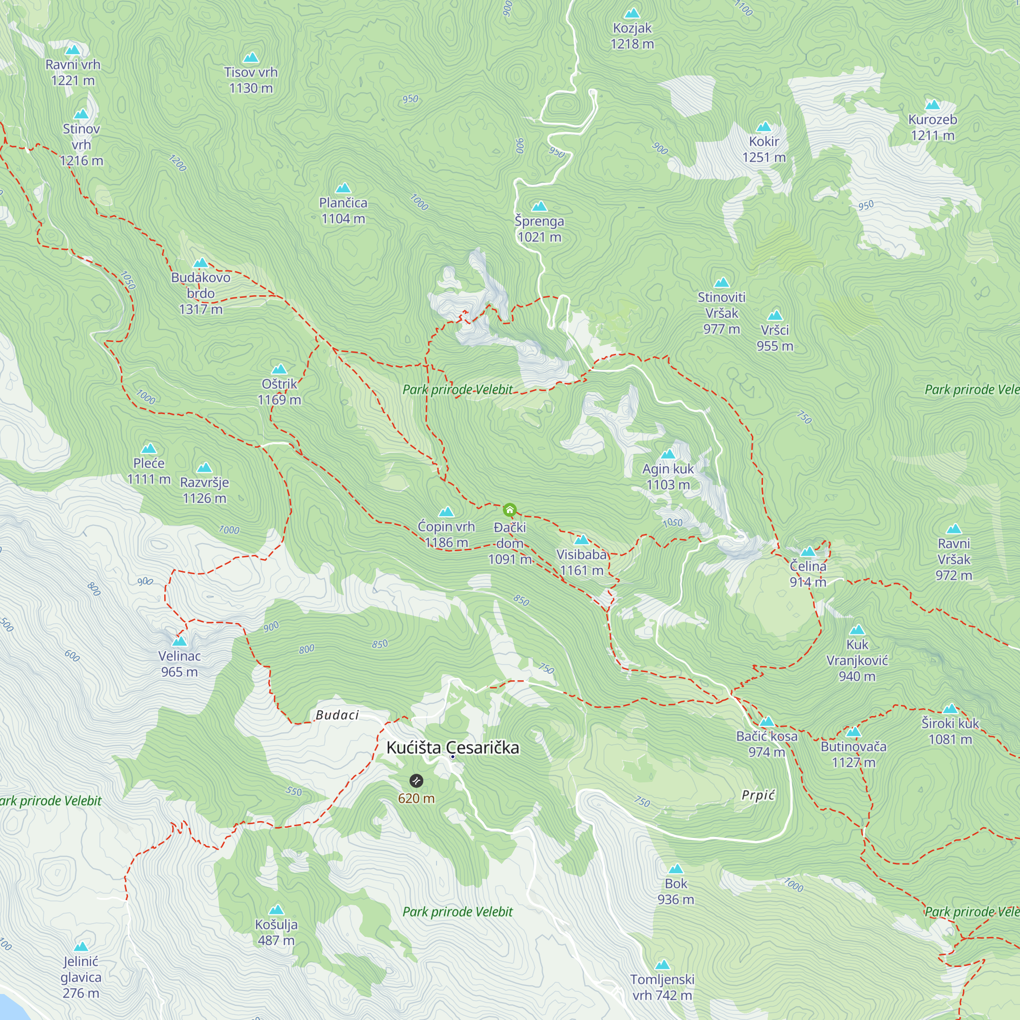 Đački dom map