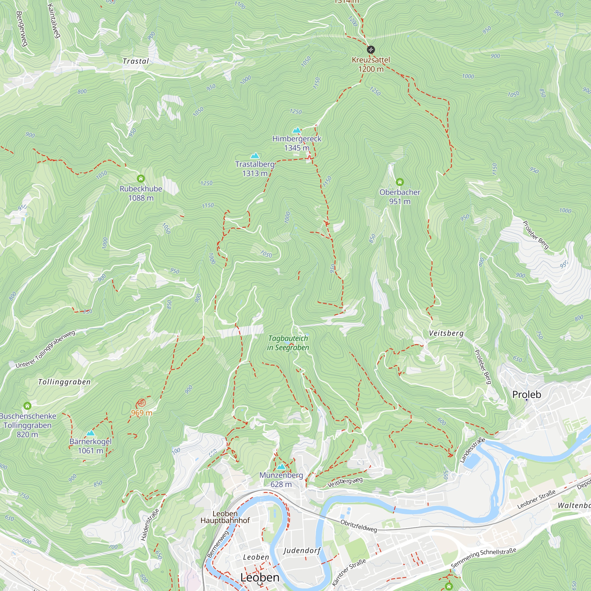 O. Sigi Mountainhouse map