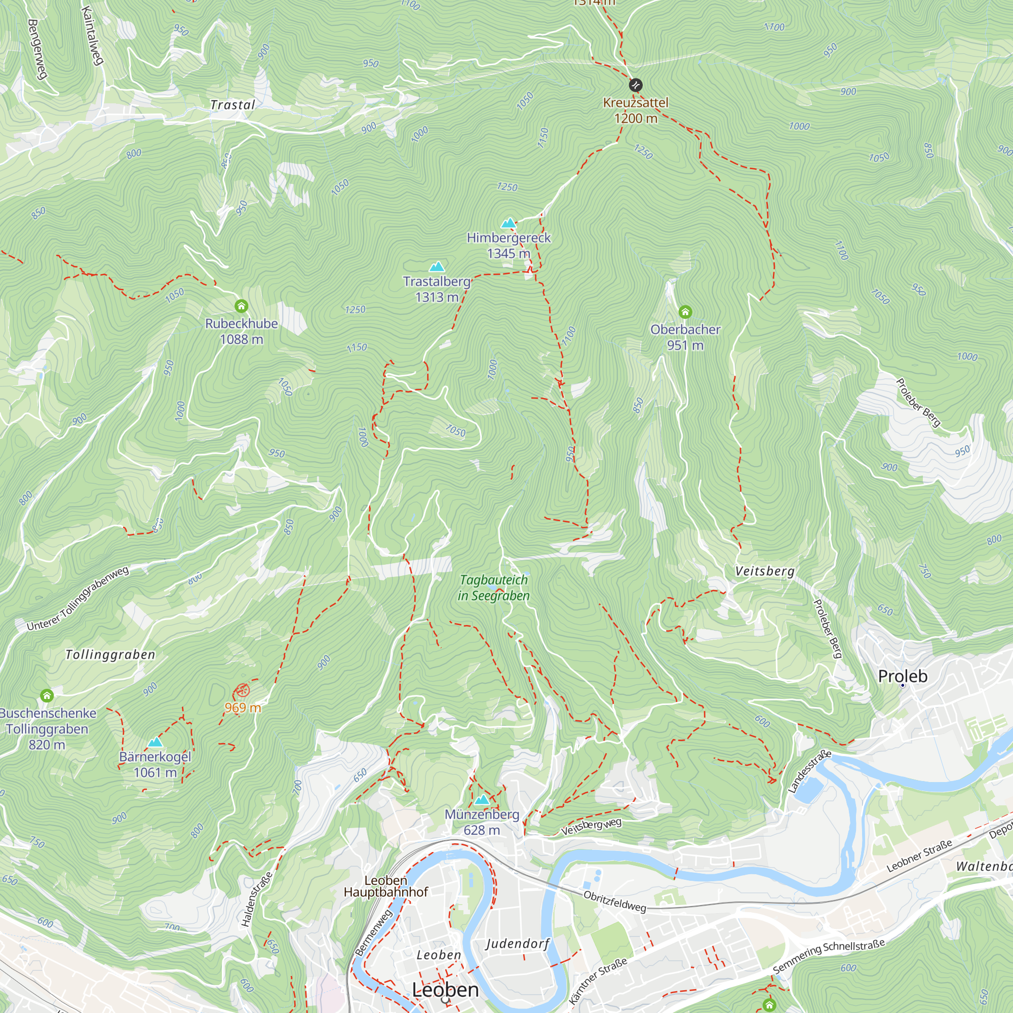 O. Sigi Mountainhouse map