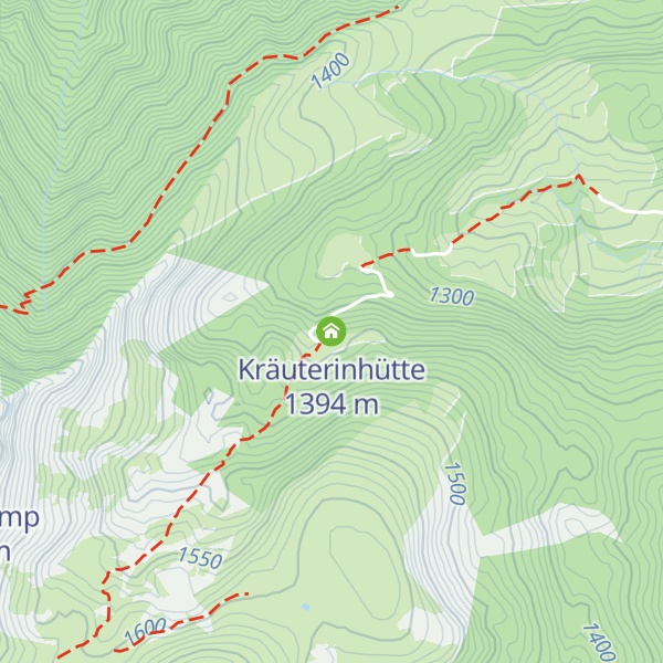 Map of Kräuterinhütte