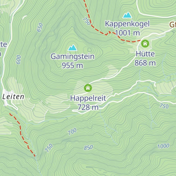 Map of Happelreit