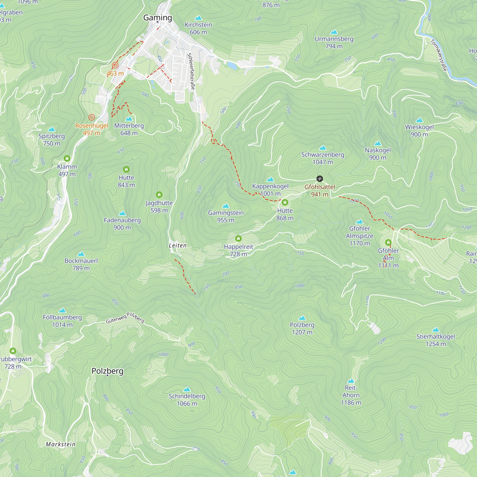 Happelreit map