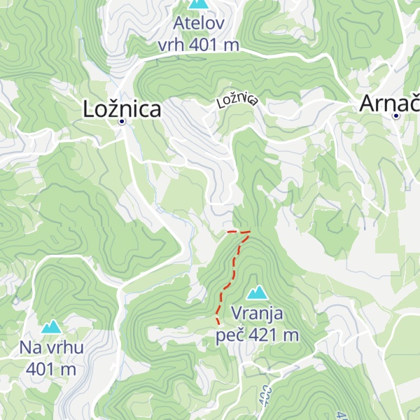 Map of Otroci narave – Domačija Vranjek