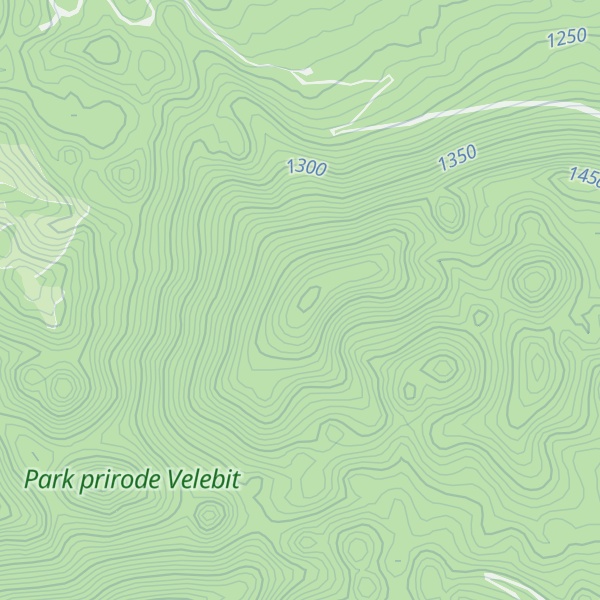 Map of Debeljak