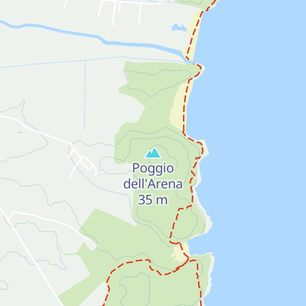 Map of Poggio dell'Arena